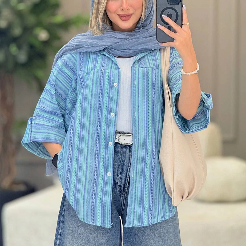 شومیز مانتویی تندیس (پک 4 عددی)