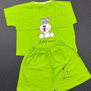 ست کراپ و شورتک هاپو (پک 4 عددی)