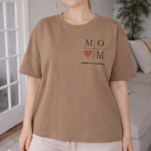 تیشرت باکسی چاپ میکس (پک 4 عددی)