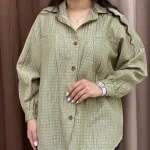شومیز مانتویی کوک دوزی (پک 4 عددی)