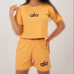 ست کراپ شورتک alo (پک 3 عددی)