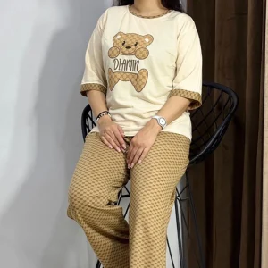 ست تیشرت و شلوار دیامین (پک 2 عددی)