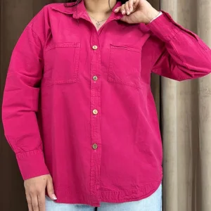 شومیز مانتویی دوجیب (پک 5 عددی)
