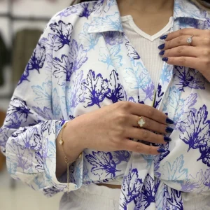 شومیز برگ پایین گره ای (پک 3 عددی)