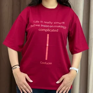 تیشرت لانگ confuc (پک 6 عددی)