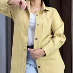 شومیز مانتویی لی کاغذی (پک 3 عددی)