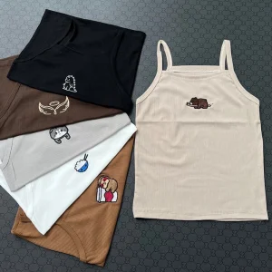 تاپ گلدوزی میکس (پک 6 عددی)
