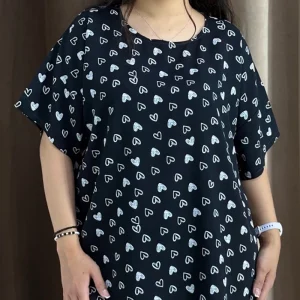 تیشرت بیگ سایز پریا (پک 4 عددی)