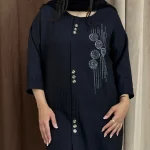 تونیک قواره بزرگ نگینی ۹ دکمه (پک 4 عددی)
