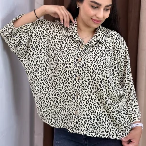 شومیز خفاشی گلشیفته پلنگی (پک 3 عددی)