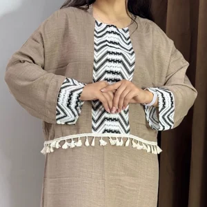 ست شومیز و سارافون منگوله دار (پک 3 عددی)