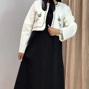 ست کت و سارافون گلی (پک 2 عددی)