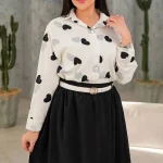 شومیز باکسی قلبی (پک 4 عددی)