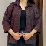شومیز باکسی پلنگی (پک 4 عددی)