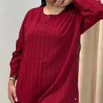 تونیک یقه سه دکمه (پک 5 عددی)