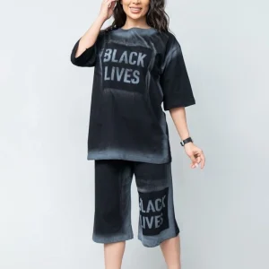 ست تیشرت و شلوارک LIVES (پک 3 عددی)