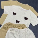 ست کراپ و شورتک کله خرسی (پک 2 عددی)
