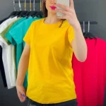 تیشرت قواره نرمال بیسیک (پک 5 عددی)