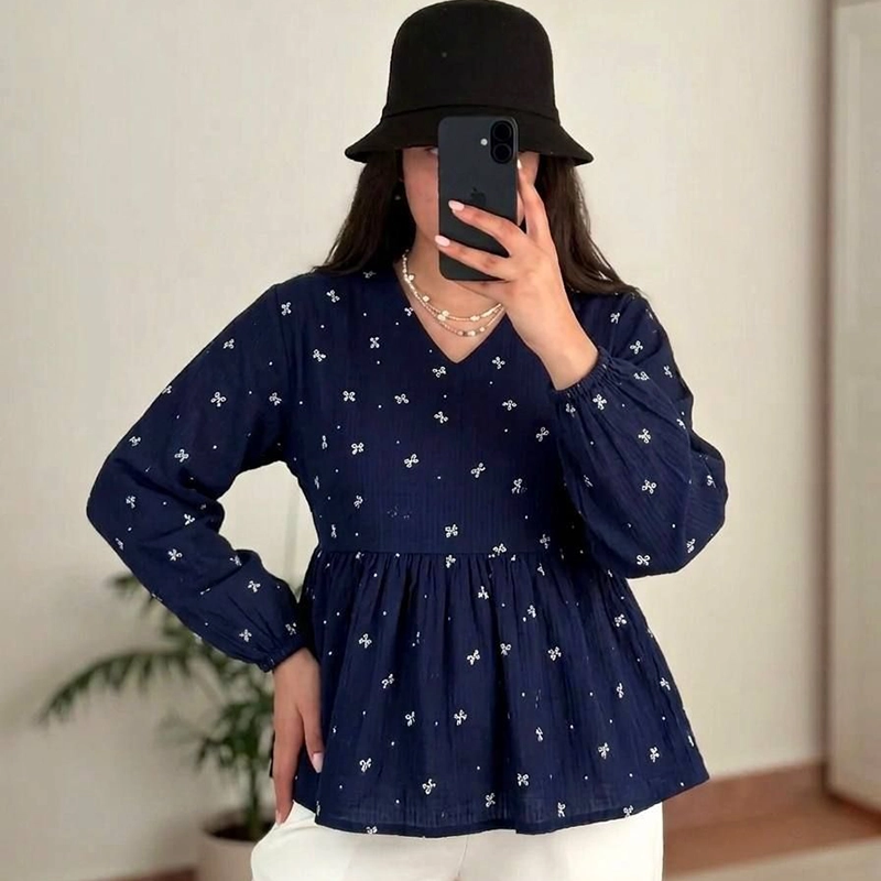 شومیز عروسکی گندم (پک 5 عددی)