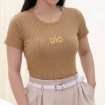 کراپ تیشرت گلدوزی alo (پک 6 عددی)