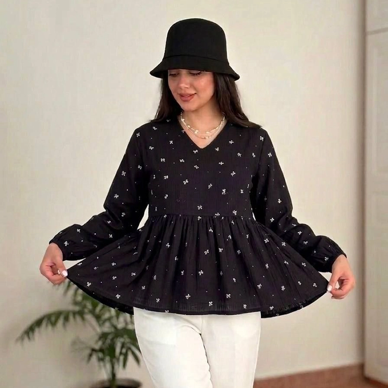 شومیز عروسکی گندم (پک 5 عددی)