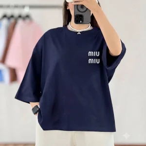 تیشرت باکسی miumiu (پک 4 عددی)