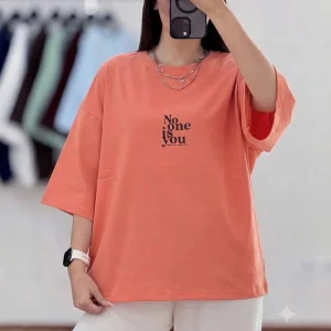 تیشرت باکسی no one (پک 4 عددی)