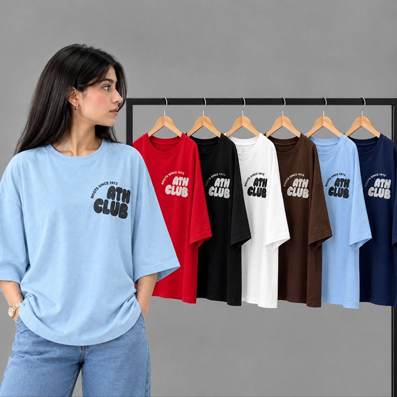 تیشرت لانگ کلاب (پک 6 عددی)