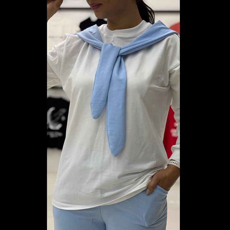 ست بلوز و شلوار کراواتی (پک 4 عددی)