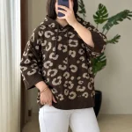هودی بافت پلنگی (پک 5 عددی)